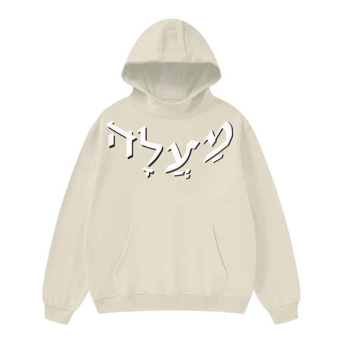 VRTUE (HBRW EDITION) MENS HIGH NECK HOODIE