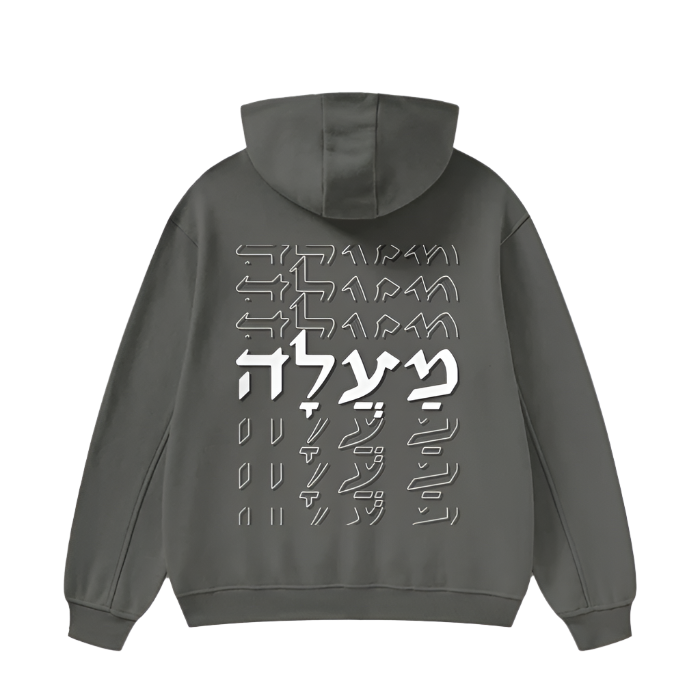 VRTUE (HBRW EDITION) MENS HIGH NECK HOODIE