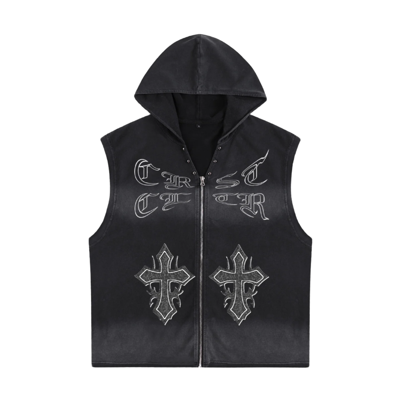 OUT LAW HOODED ZIP VEST