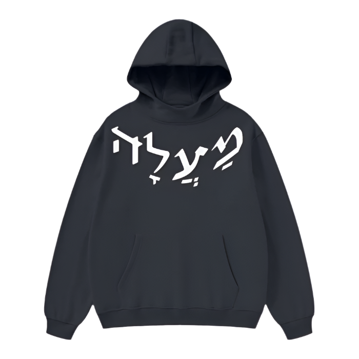 VRTUE (HBRW EDITION) MENS HIGH NECK HOODIE