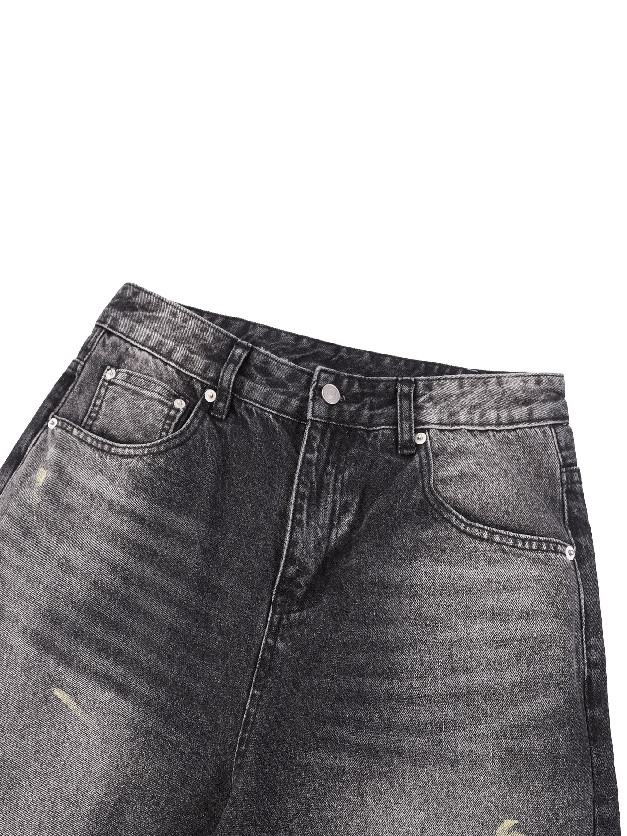 GODFEARIN'S WIDE DENIM'D SHORTS