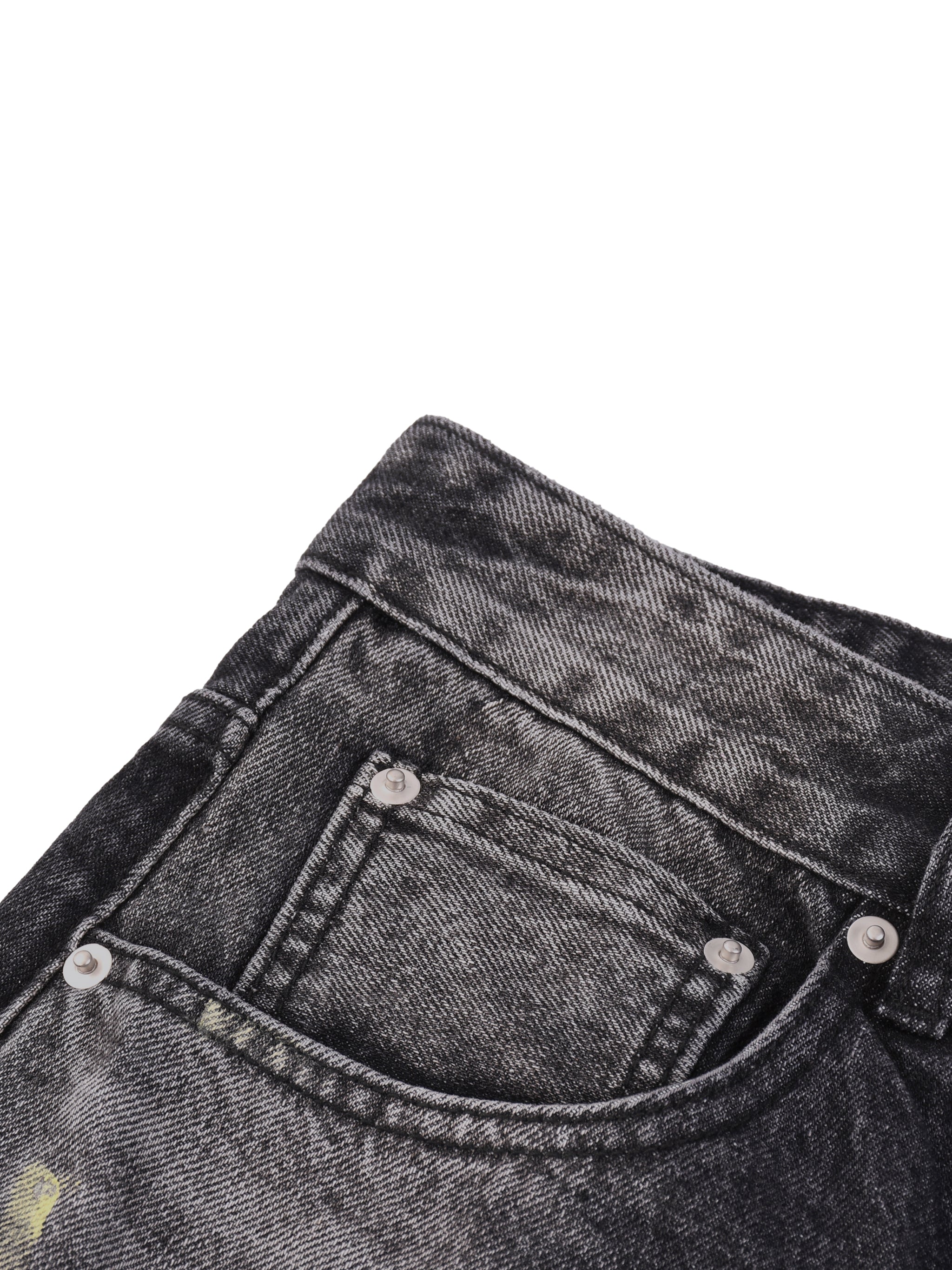 GODFEARIN'S WIDE DENIM'D SHORTS